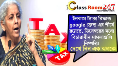 Income tax refunds(আয়কর ফেরত)