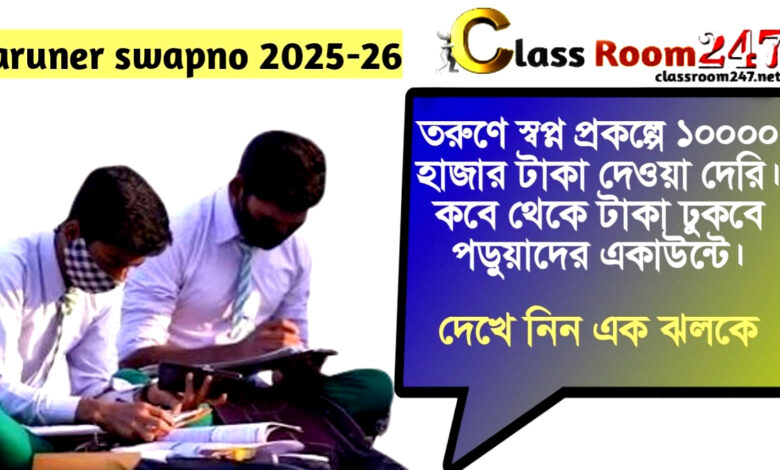 Taruner Swapno 2025(তরুণের স্বপ্ন প্রকল্প)