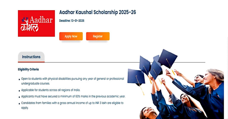 Aadhaar Strategy Scholarship 2025-2026(আধার কৌশল স্কলারশিপ ২০২৫-২০২৬)